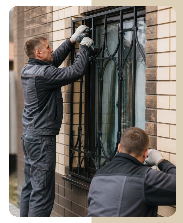 Установка решеток в дом в Ртищеве по цене от 3575 р. | ДвериЛегко-Ртщ